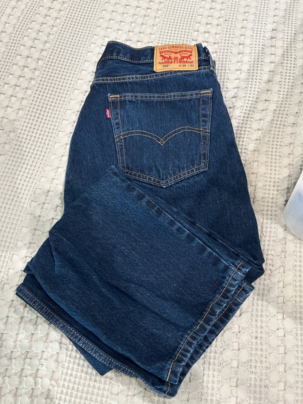 Levi's Dark Indigo Straight Leg Jeans